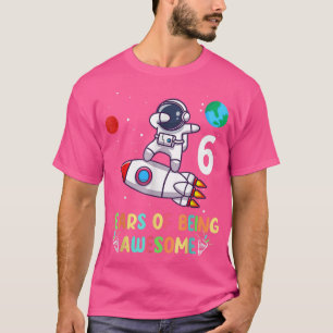 Camiseta Astronauta astronauta de 6 años de edad 6º nacimie