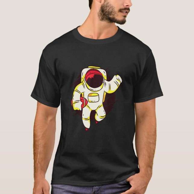 Camiseta Astronauta Astronauta Gridiron (Anverso)