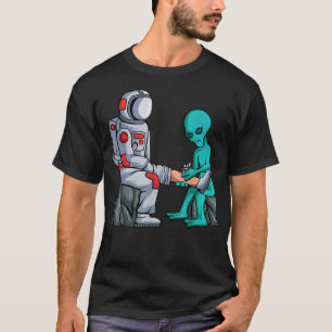 Camiseta Astronauta attoísta alienígena Tattooing UFO Lover