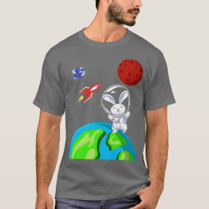 Camiseta Astronauta B de cohetes para el espacio ultraterre