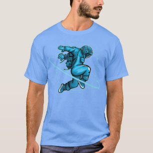 Camiseta Astronauta bailarina en el espacio y las estrellas