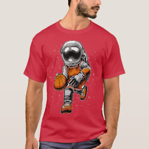 Camiseta Astronauta Baloncesto Funny Básquetball Gift Hombr
