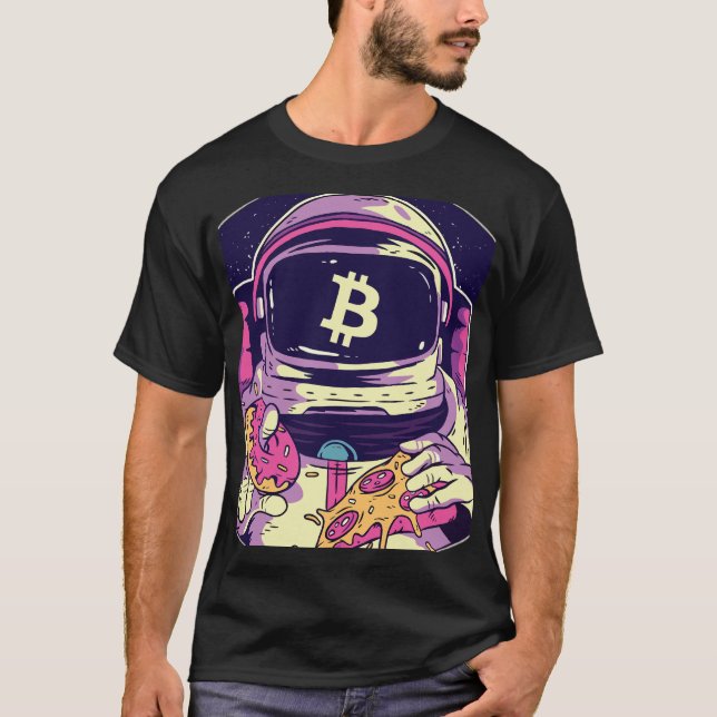 Camiseta Astronauta BITCOIN-Crypto (Anverso)