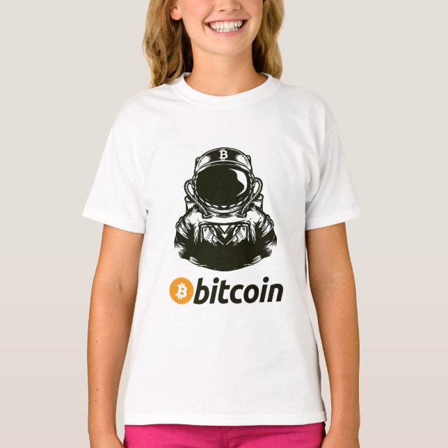 Camiseta Astronauta BITCOIN-Crypto (Anverso)