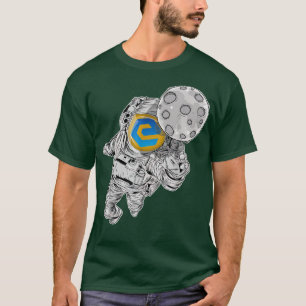 Camiseta Astronauta Blockchain Crypto eCash XEC