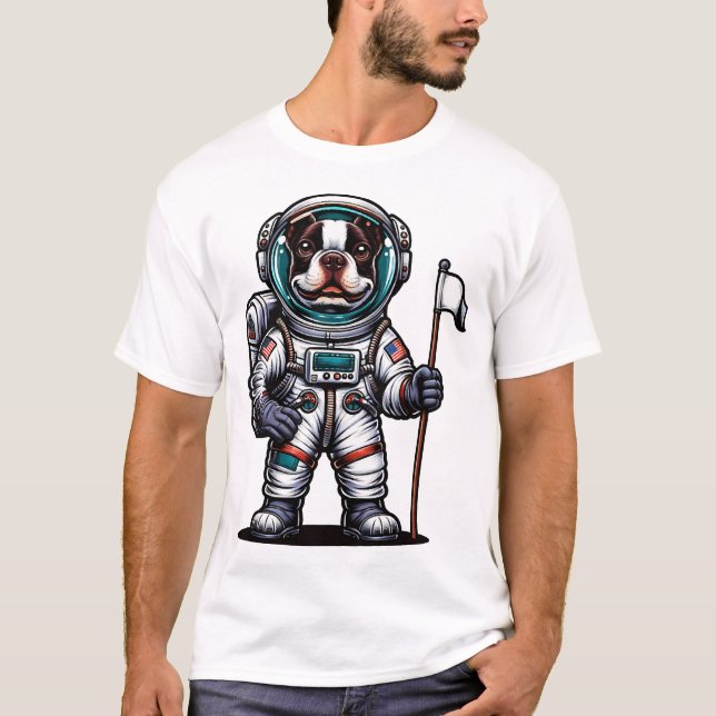 Camiseta Astronauta Bostie  (Anverso)