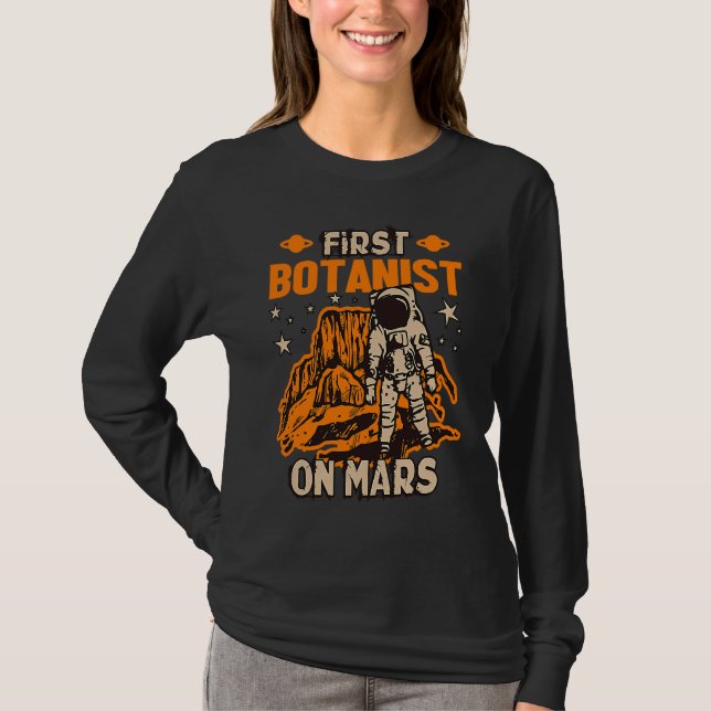 Camiseta astronauta botánico (Anverso)
