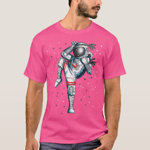Camiseta Astronauta Boxeo Karate Cosmonaut Kickboxing Astro