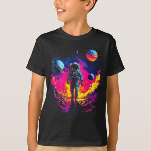 Camiseta Astronauta caminando en explorador espacial exteri