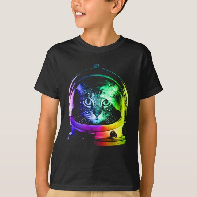 Camiseta Astronauta Cat Classic Cat Lover (Anverso)