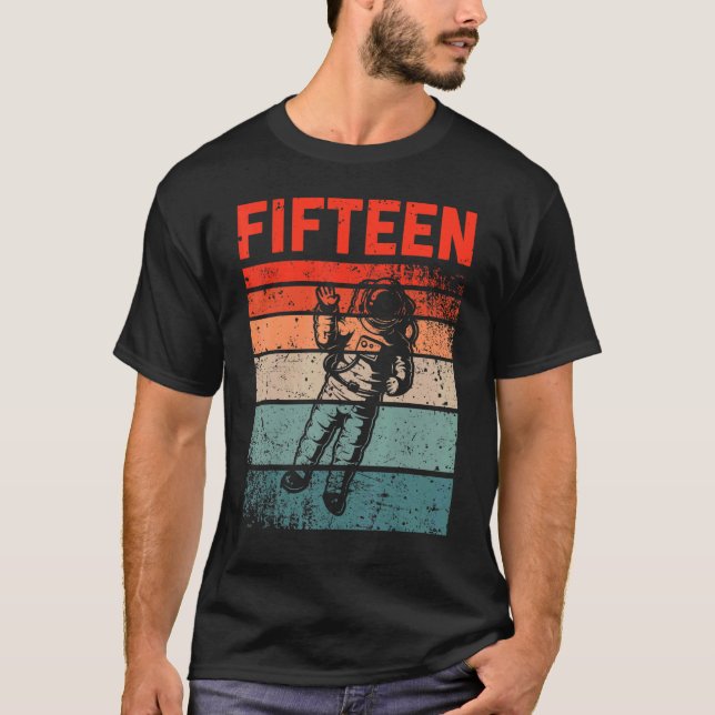 Camiseta Astronauta catedrático 15 años de edad (Anverso)