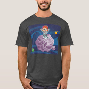Camiseta Astronauta Chica Asteroide Watch Day 30 de junio