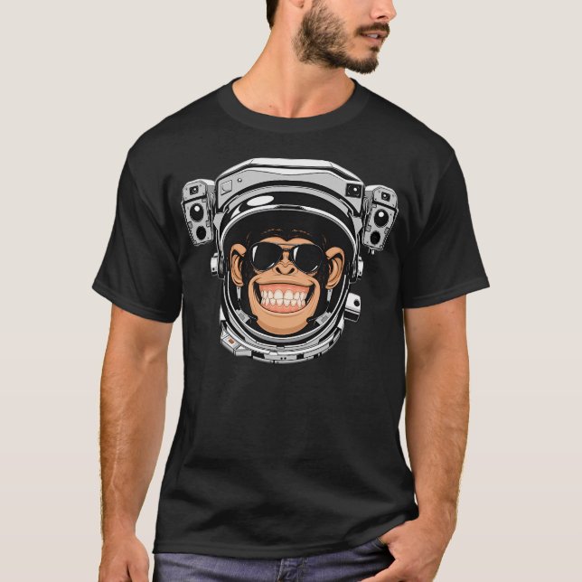 Camiseta Astronauta Chimp (Anverso)