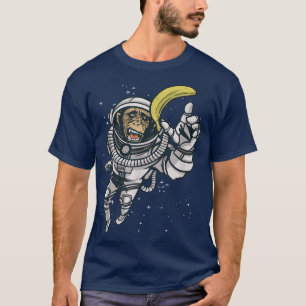 Camiseta Astronauta Chimp Banana T-Shirt