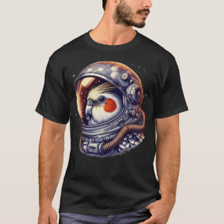 Camiseta Astronauta Cockatiel