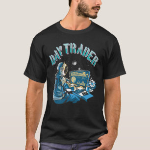 Camiseta Astronauta comerciante intradía en el espacio