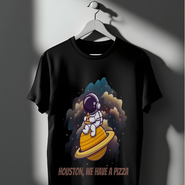 Camiseta Astronauta comiendo pizza (Subido por el creador)