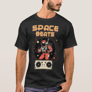 Camiseta Astronauta Con Bea Espacial De Astronauta Vintage