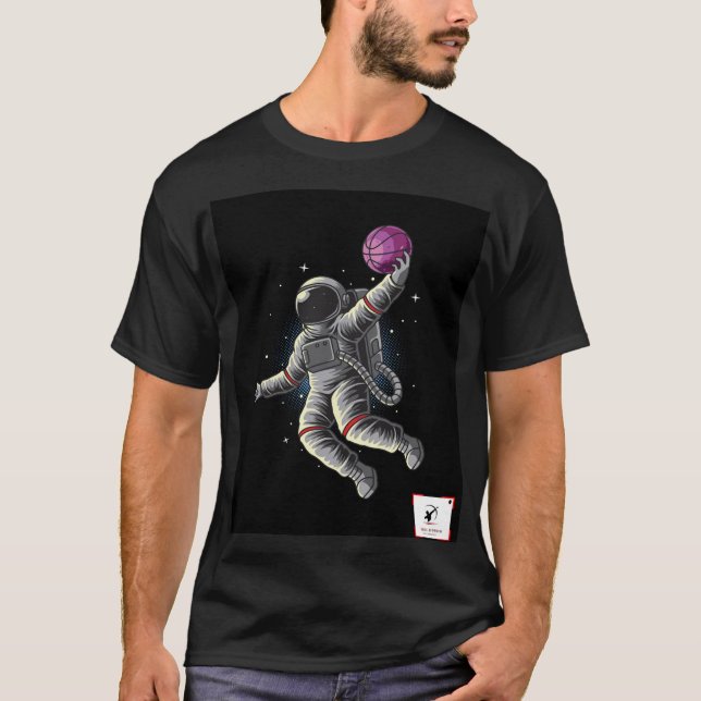 Camiseta Astronauta con diseño de voleibol (Anverso)