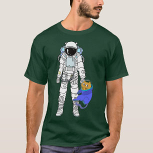 Camiseta Astronauta con gato astronauta astronauta
