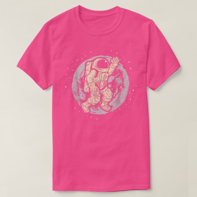 Camiseta Astronauta Con Globos Planetarios De Astrón Galaxy (Diseño del anverso)