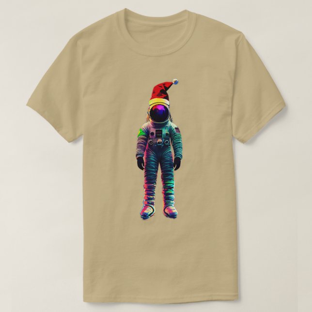 Camiseta Astronauta con Gorra de Navidades (Diseño del anverso)