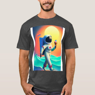 Camiseta Astronauta con helado 4