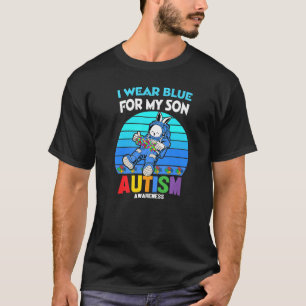Camiseta Astronauta conejita el autismo que uso azul para m