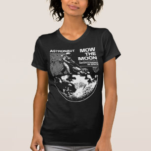 Camiseta Astronauta Corta el Césped en la Luna – Divertido 