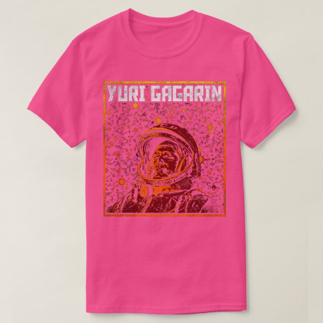 Camiseta Astronauta cosmonauta soviética Yuri Gagarin2 (Diseño del anverso)