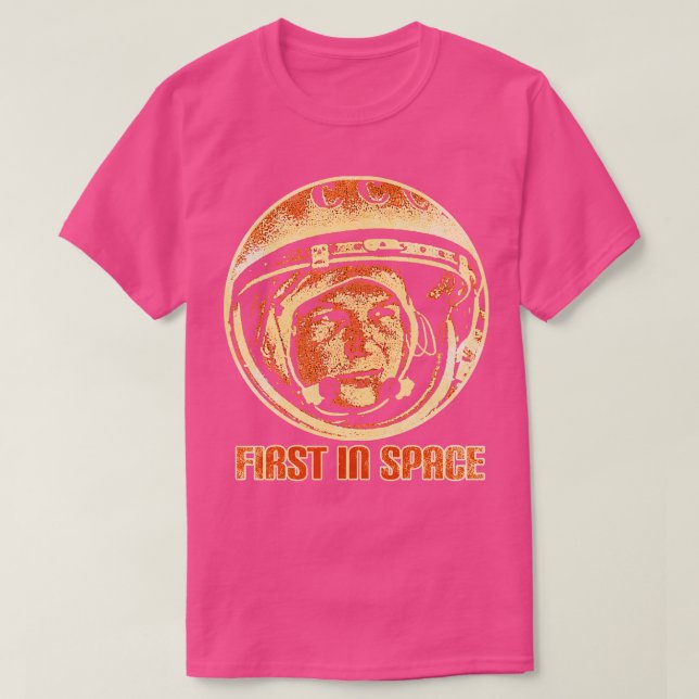 Camiseta Astronauta cosmonauta soviética Yuri Gagarin 12 (Diseño del anverso)