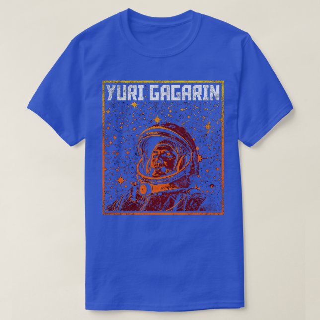 Camiseta Astronauta cosmonauta soviética Yuri Gagarin 5 (Diseño del anverso)