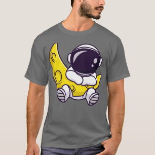 Camiseta Astronauta Cuta Con Personalizado De La Luna De Si