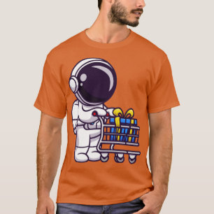 Camiseta Astronauta Cute Push Trolley con Regalo