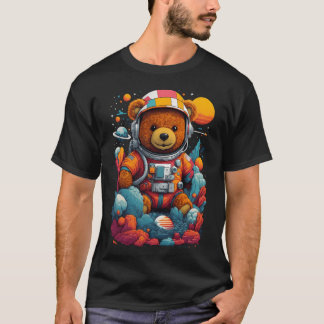 Camiseta Astronauta Cute Teddy Bear