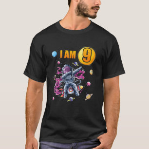 Camiseta Astronauta Dabbing 9 Años Espacio De Cumpleaños 9ª