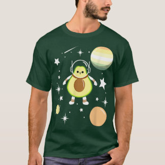 Camiseta Astronauta de aguacate Orgullo Genderflor
