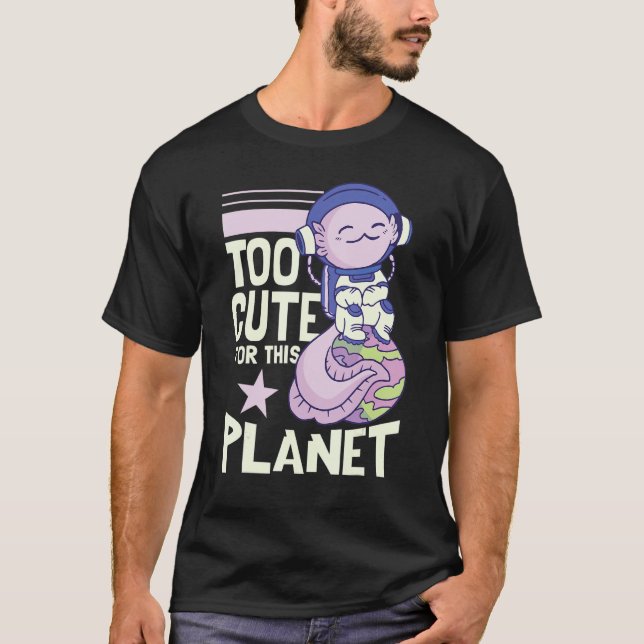 Camiseta Astronauta de Axolotl (Anverso)