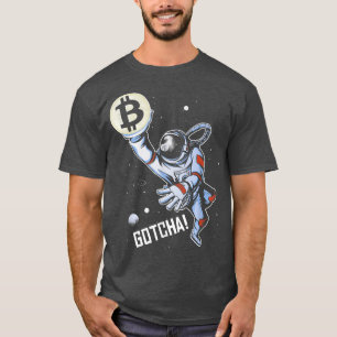 Camiseta Astronauta De Bitcoin En Crypto Universe Juega Al 
