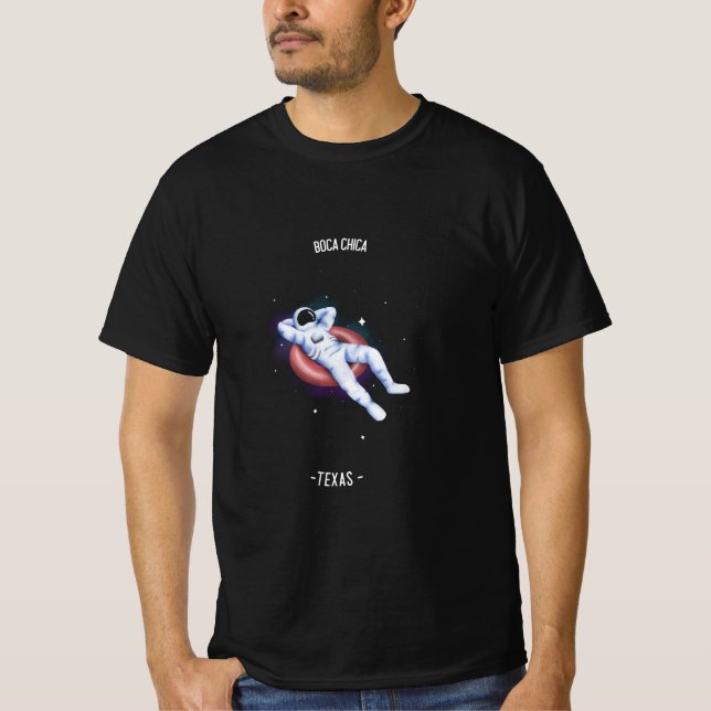 Camiseta Astronauta de Boca Chica Texas (Anverso)