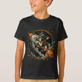 Camiseta Astronauta de Bulldog francés