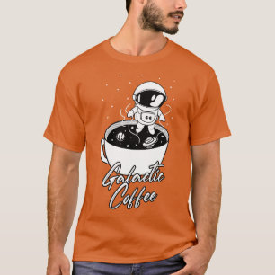 Camiseta Astronauta De Café Galáctico Cute En El Espacio