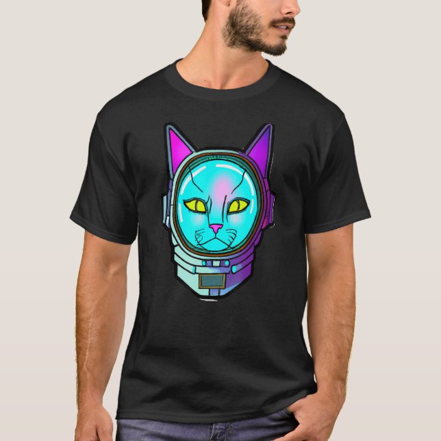 Camiseta Astronauta De Cascos De Guay En El Espacio (Anverso)