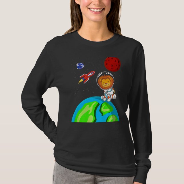 Camiseta Astronauta de cohetes para el espacio ultraterrest (Anverso)