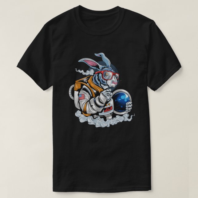 Camiseta Astronauta de conejo (Diseño del anverso)