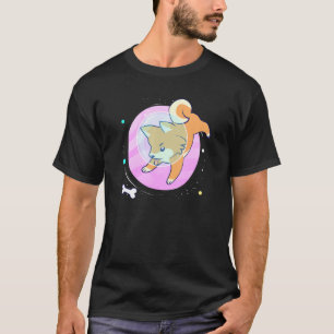 Camiseta Astronauta De Corgi Galés De Cardigan Perro En Spa
