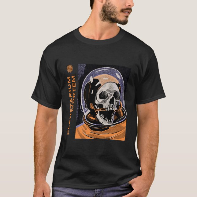 Camiseta Astronauta de cráneo PLANETARIUM MORTEM | (Anverso)