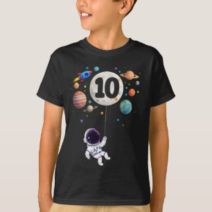 Camiseta Astronauta de cumpleaños 10 años