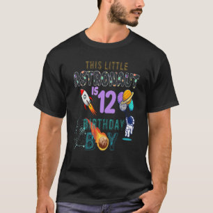 Camiseta Astronauta de cumpleaños 12 años