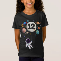Astronauta de cumpleaños 12 años